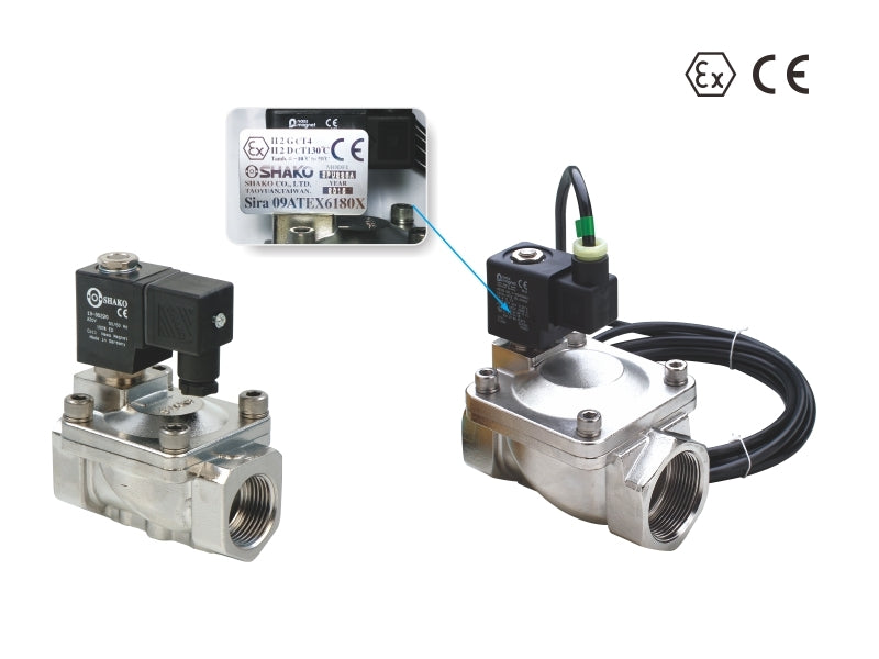 SHAKO SPU225A stainless steel solenoid valve official product photo