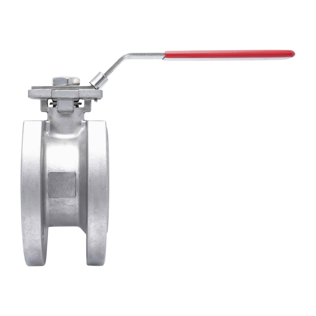 Wafer flanged stainless steel ball valve view 3 | محبس كرة ويفر فلانش