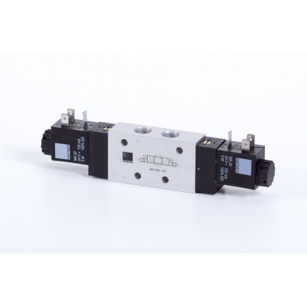 Directional Valve 5/3*1/4 Double Coil- middle position exhausted