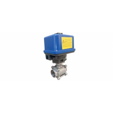 Ball Valve , 3 Way ,3/4" , Threaded 